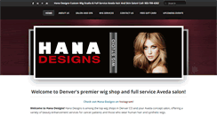 Desktop Screenshot of hanadesigns.com